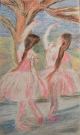 Degas Pastel Ballerinas